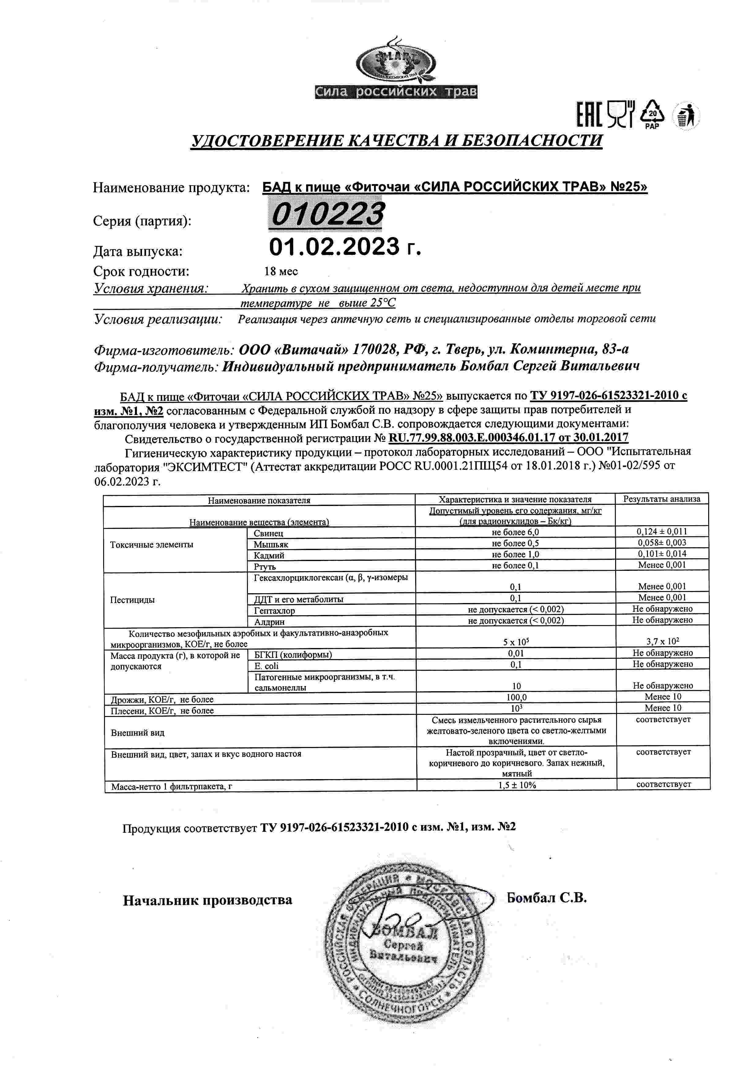 Паспорт №022023